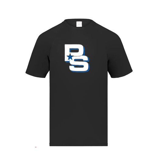 [2790.080.S-LOGO2] Men's Smooth Sport T-Shirt (Adult S, Black, Logo 2)