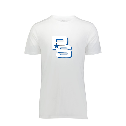 [FTSCUBWH-YS-LOGO2] Decker Youth Tri-Blend T-Shirt - Short Sleeve (Youth S, White, Logo 2)