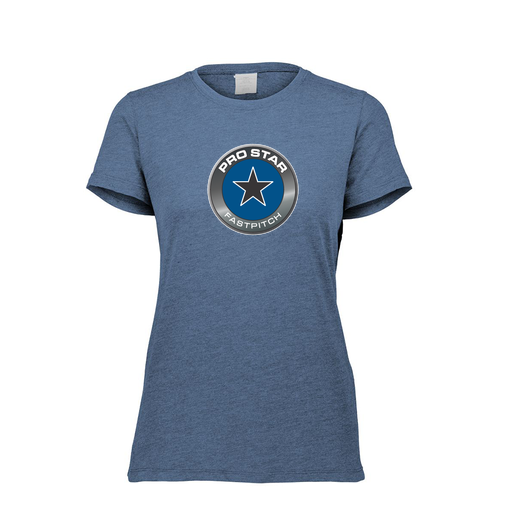 [FTSCUBNV-FAXS-LOGO1] Decker Women's Tri-Blend T-Shirt - Short Sleeve (Female Adult XS, Navy, Logo 1)