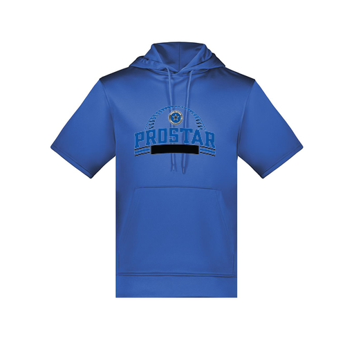 [6871.060.S-LOGO3] Men's Dri Fit Short Sleeve Hoodie (Adult S, Royal, Logo 3)