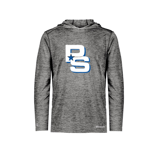 [FOLHCGBK-AS-LOGO2] Decker Men's Charge Hoodie (Adult S, Black, Logo 2)