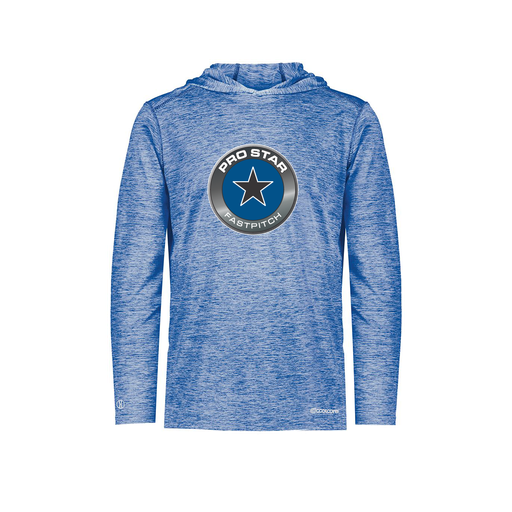 [FOLHCGRY-AS-LOGO1] Decker Men's Charge Hoodie (Adult S, Royal, Logo 1)