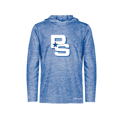 [FOLHCGRY-AS-LOGO2] Decker Men's Charge Hoodie (Adult S, Royal, Logo 2)