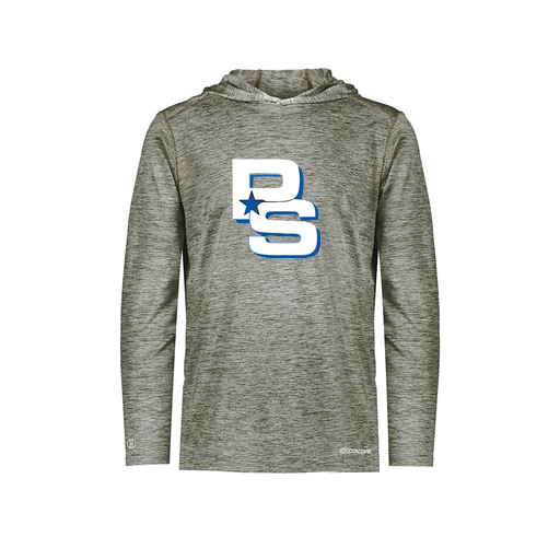 [FOLHCGGY-YS-LOGO2] Decker Youth Charge Hoodie (Youth S, Gray, Logo 2)