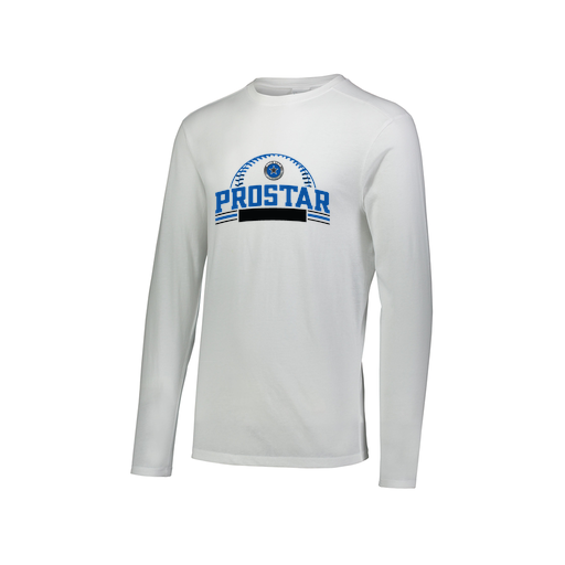 [FTLCUBWH-AXS-LOGO3] Decker Men's Tri-Blend T-Shirt - Long Sleeve (Adult XS, White, Logo 3)