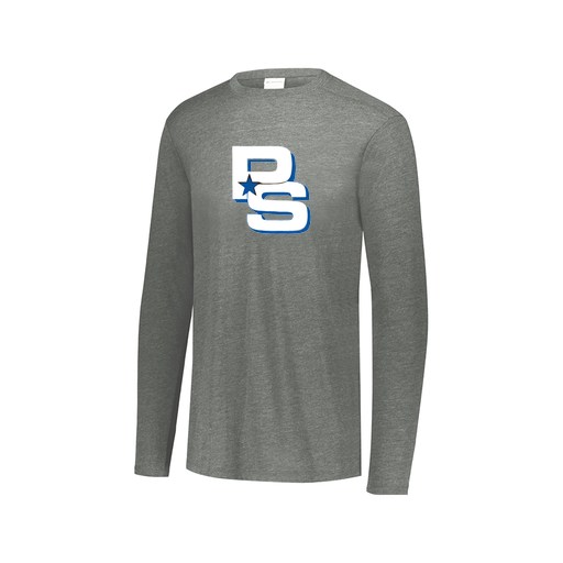 [3075.013.XS-LOGO2] Men's LS Ultra-blend T-Shirt (Adult XS, Gray, Logo 2)