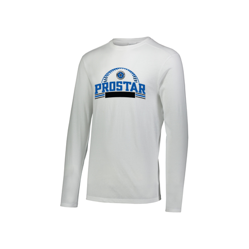 [FTLCUBWH-YS-LOGO3] Decker Youth Tri-Blend T-Shirt - Long Sleeve (Youth S, White, Logo 3)