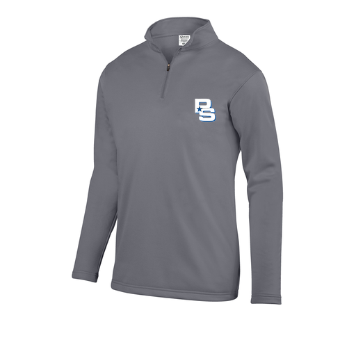 [5508.059.S-LOGO2] Youth FlexFleece 1/4 Zip (Youth S, Gray, Logo 2)