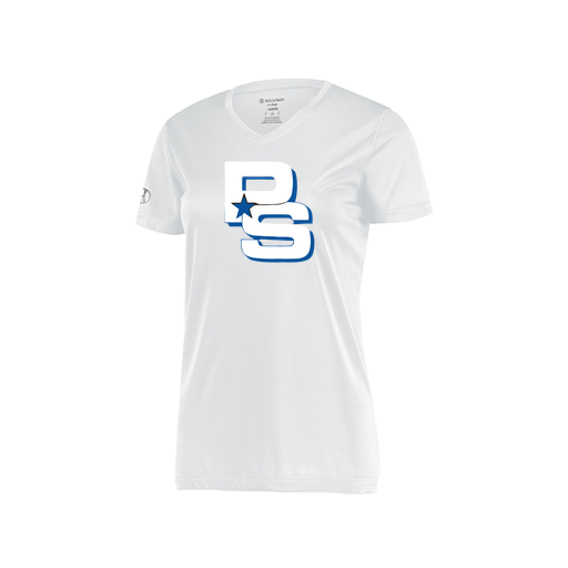 [222820.005.S-LOGO2] Ladies Movement Dri Fit Shirt (Female Adult S, White, Logo 2)